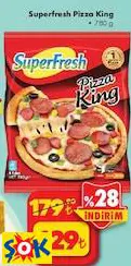SUPERFRESH PİZZA KİNG 780 G SUPERFRESH PİZZA KİNG 780 G